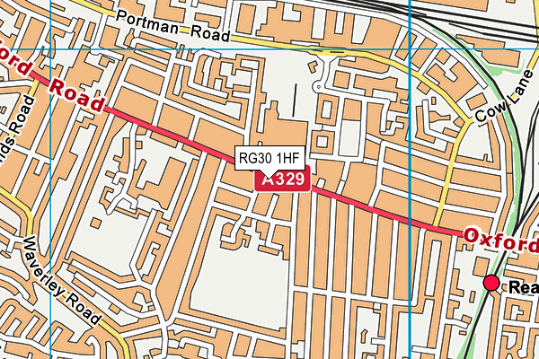 Map of ST ANDREWS HOUSE (READING) LIMITED at district scale