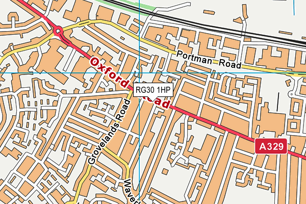 RG30 1HP map - OS VectorMap District (Ordnance Survey)