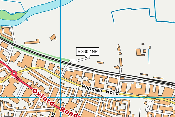 RG30 1NP map - OS VectorMap District (Ordnance Survey)