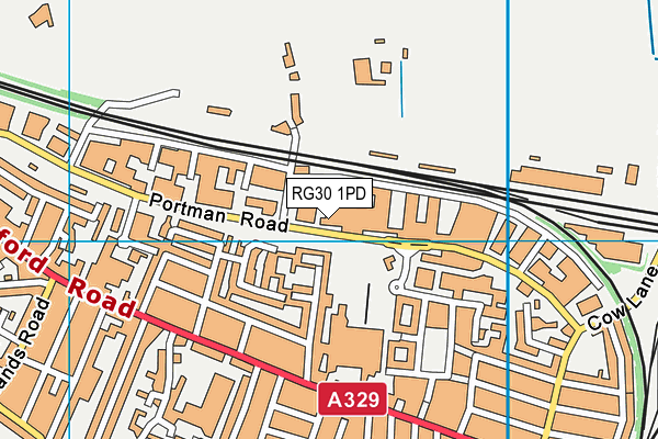 RG30 1PD map - OS VectorMap District (Ordnance Survey)