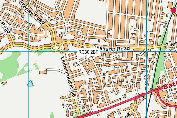 RG30 2BT map - OS VectorMap District (Ordnance Survey)