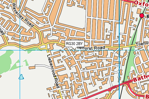RG30 2BY map - OS VectorMap District (Ordnance Survey)