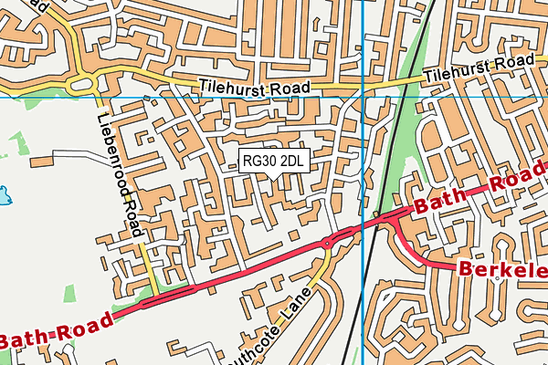 RG30 2DL map - OS VectorMap District (Ordnance Survey)