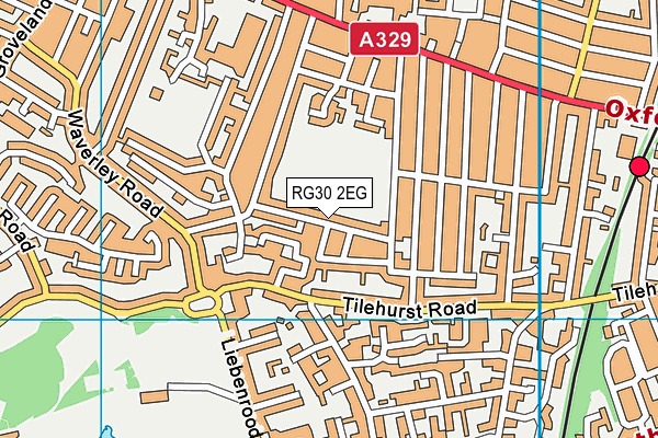 RG30 2EG map - OS VectorMap District (Ordnance Survey)