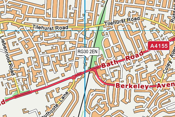 RG30 2EN map - OS VectorMap District (Ordnance Survey)