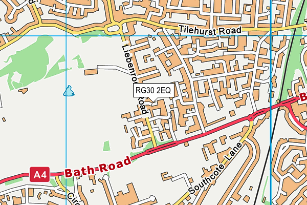 RG30 2EQ map - OS VectorMap District (Ordnance Survey)