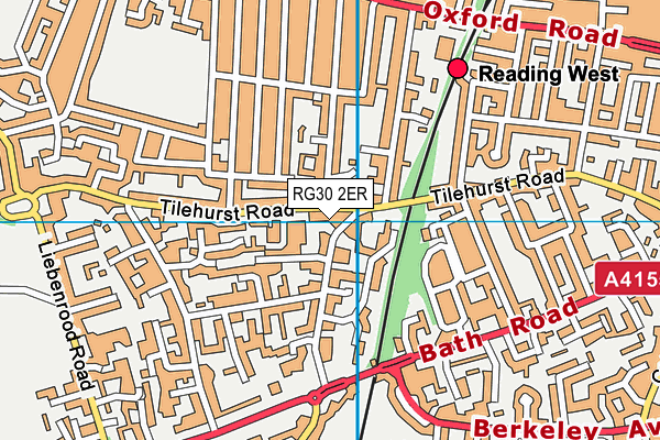 RG30 2ER map - OS VectorMap District (Ordnance Survey)