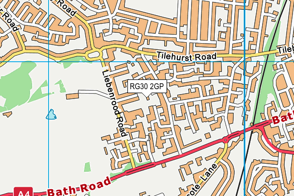 RG30 2GP map - OS VectorMap District (Ordnance Survey)