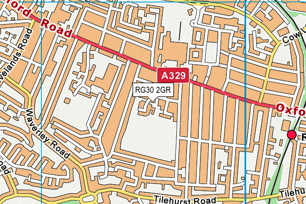 RG30 2GR map - OS VectorMap District (Ordnance Survey)