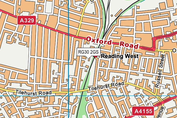 RG30 2GS map - OS VectorMap District (Ordnance Survey)