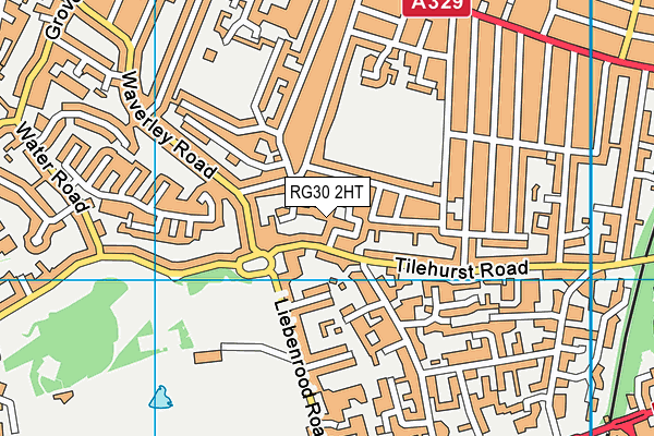 RG30 2HT map - OS VectorMap District (Ordnance Survey)