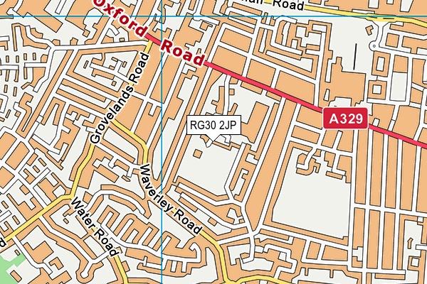 RG30 2JP map - OS VectorMap District (Ordnance Survey)