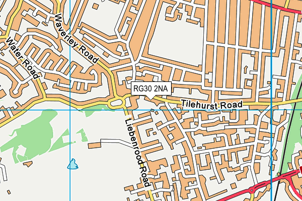 RG30 2NA map - OS VectorMap District (Ordnance Survey)