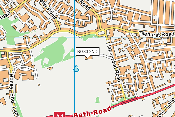 RG30 2ND map - OS VectorMap District (Ordnance Survey)