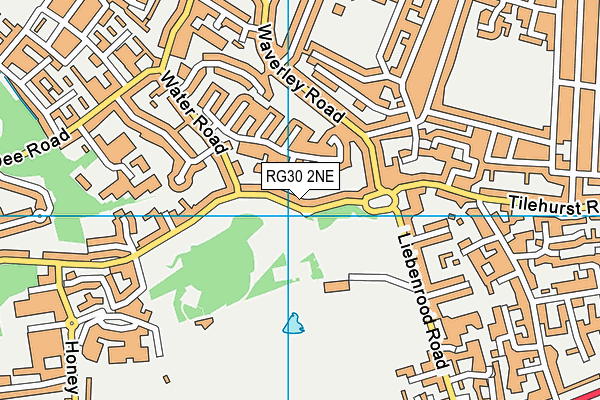RG30 2NE map - OS VectorMap District (Ordnance Survey)