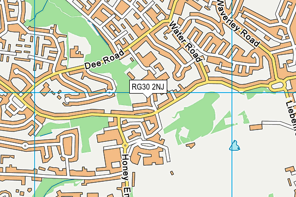 RG30 2NJ map - OS VectorMap District (Ordnance Survey)