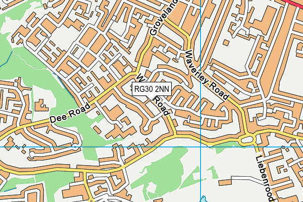 RG30 2NN map - OS VectorMap District (Ordnance Survey)