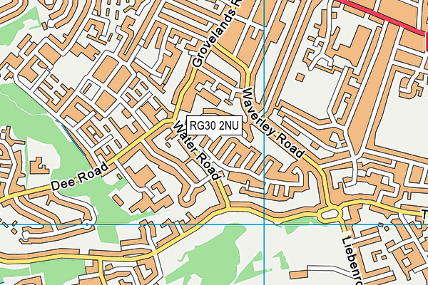 RG30 2NU map - OS VectorMap District (Ordnance Survey)