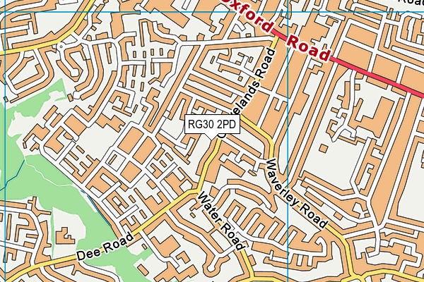 RG30 2PD map - OS VectorMap District (Ordnance Survey)
