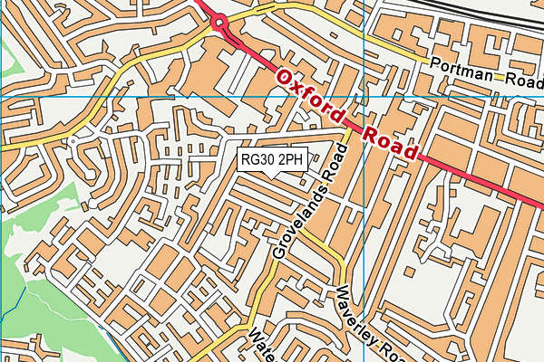 RG30 2PH map - OS VectorMap District (Ordnance Survey)