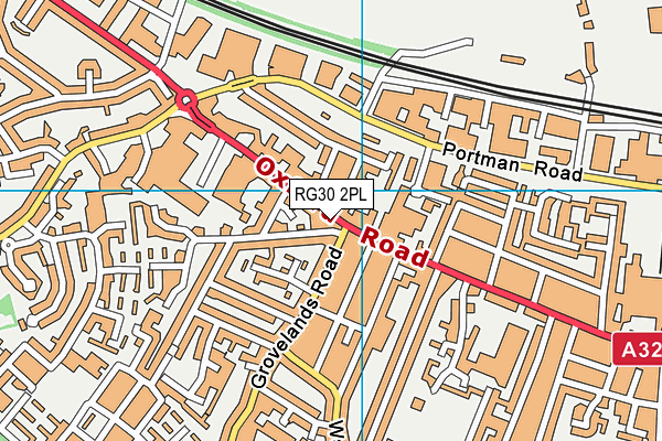 RG30 2PL map - OS VectorMap District (Ordnance Survey)