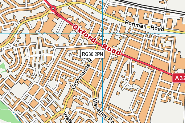 RG30 2PN map - OS VectorMap District (Ordnance Survey)