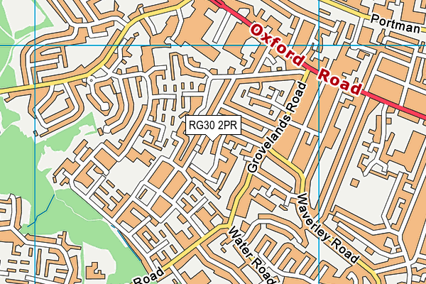 RG30 2PR map - OS VectorMap District (Ordnance Survey)