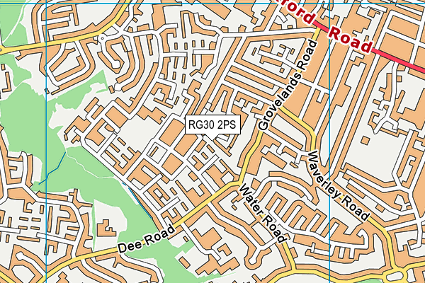 RG30 2PS map - OS VectorMap District (Ordnance Survey)