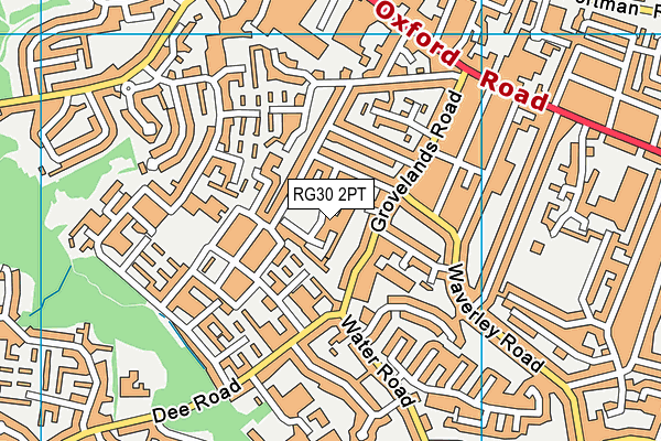 RG30 2PT map - OS VectorMap District (Ordnance Survey)