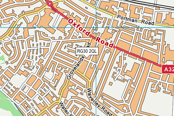 RG30 2QL map - OS VectorMap District (Ordnance Survey)