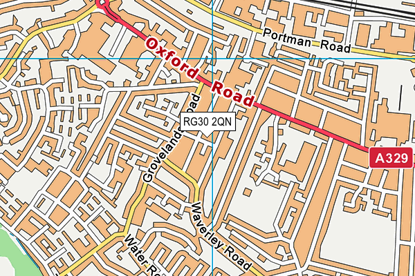RG30 2QN map - OS VectorMap District (Ordnance Survey)