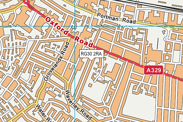 RG30 2RA map - OS VectorMap District (Ordnance Survey)