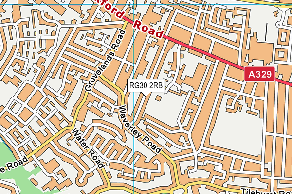 RG30 2RB map - OS VectorMap District (Ordnance Survey)