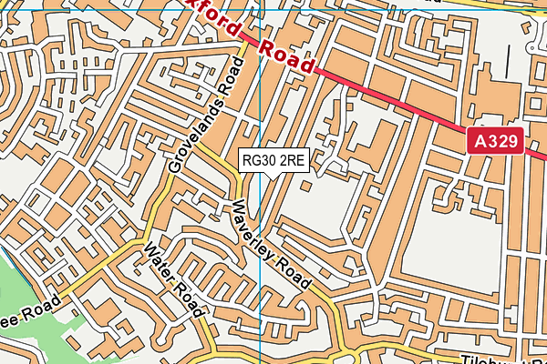 RG30 2RE map - OS VectorMap District (Ordnance Survey)