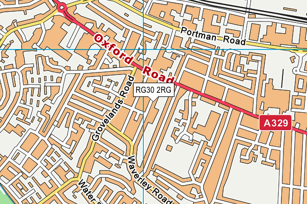 RG30 2RG map - OS VectorMap District (Ordnance Survey)