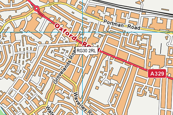 RG30 2RL map - OS VectorMap District (Ordnance Survey)