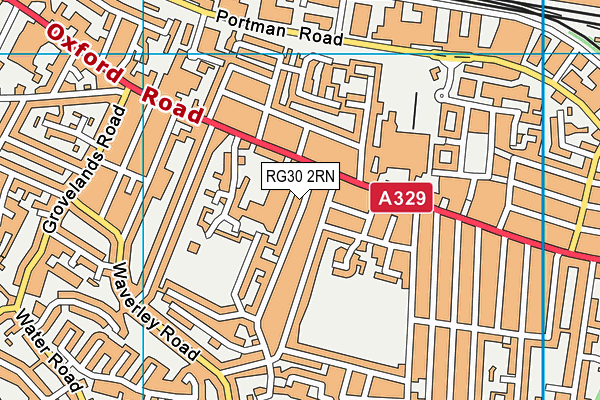 RG30 2RN map - OS VectorMap District (Ordnance Survey)