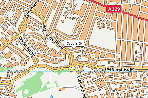 RG30 2RR map - OS VectorMap District (Ordnance Survey)
