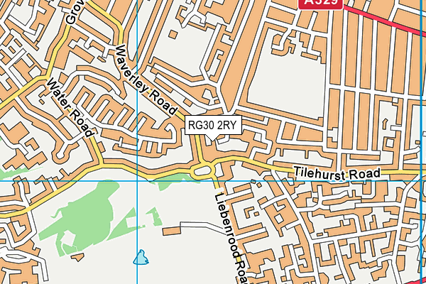 RG30 2RY map - OS VectorMap District (Ordnance Survey)