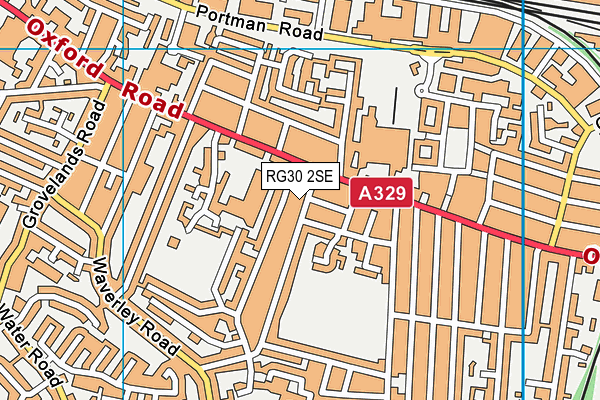 RG30 2SE map - OS VectorMap District (Ordnance Survey)