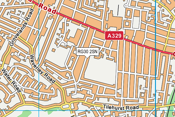 RG30 2SN map - OS VectorMap District (Ordnance Survey)