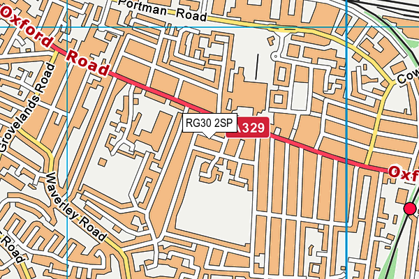 RG30 2SP map - OS VectorMap District (Ordnance Survey)