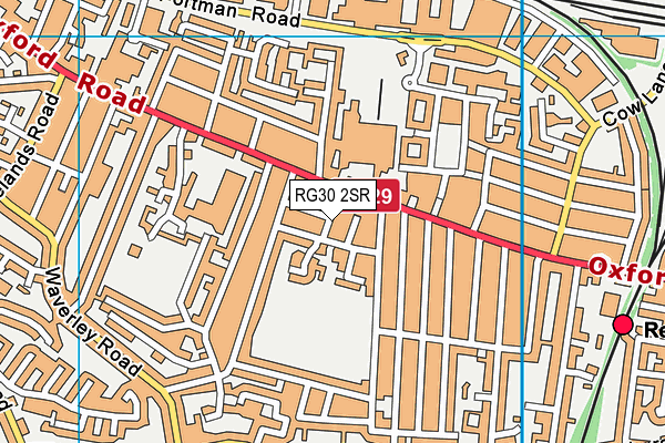 RG30 2SR map - OS VectorMap District (Ordnance Survey)