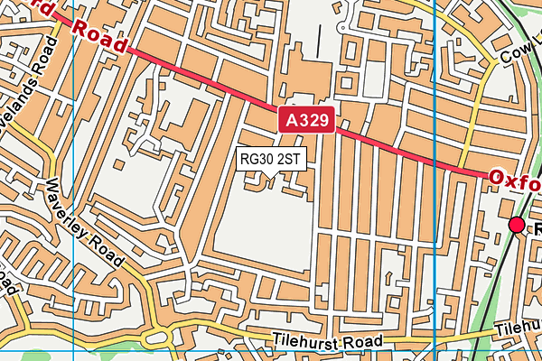 RG30 2ST map - OS VectorMap District (Ordnance Survey)