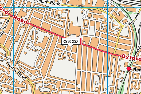 RG30 2SX map - OS VectorMap District (Ordnance Survey)