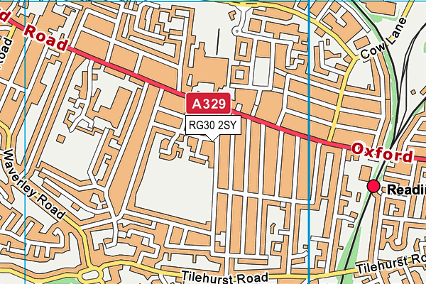 RG30 2SY map - OS VectorMap District (Ordnance Survey)