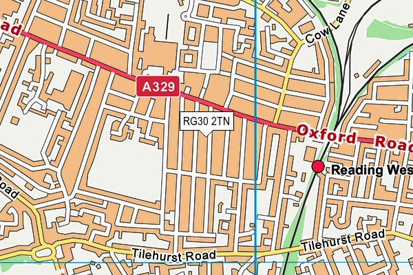 RG30 2TN map - OS VectorMap District (Ordnance Survey)