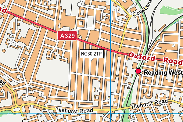 RG30 2TP map - OS VectorMap District (Ordnance Survey)