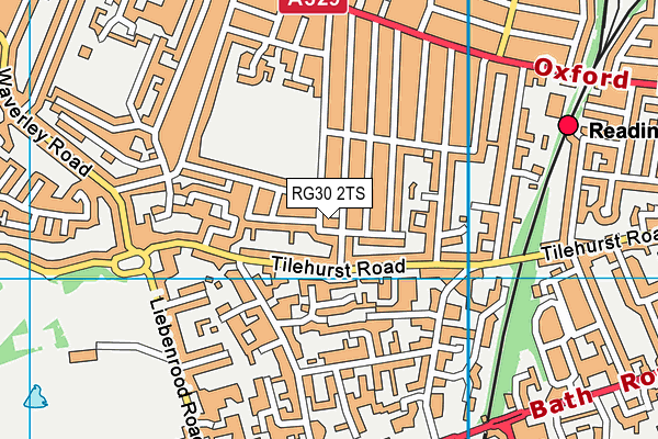 RG30 2TS map - OS VectorMap District (Ordnance Survey)