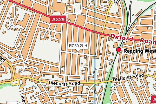 RG30 2UH map - OS VectorMap District (Ordnance Survey)